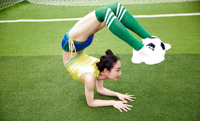 Mỹ nhân thể thao Trung Quốc gây sốt: Người dẻo như “cao su” - 2