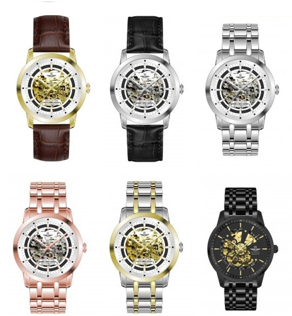 Đồng hồ Nhật Bản SRWATCH ra mắt BST Skeleton lộ máy và P-light pin tự sạc - 4