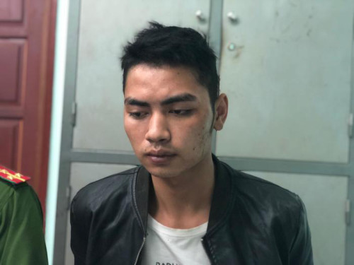 Đinh Văn Trường sau khi bị di lý từ Yên Bái về Hà Nội.