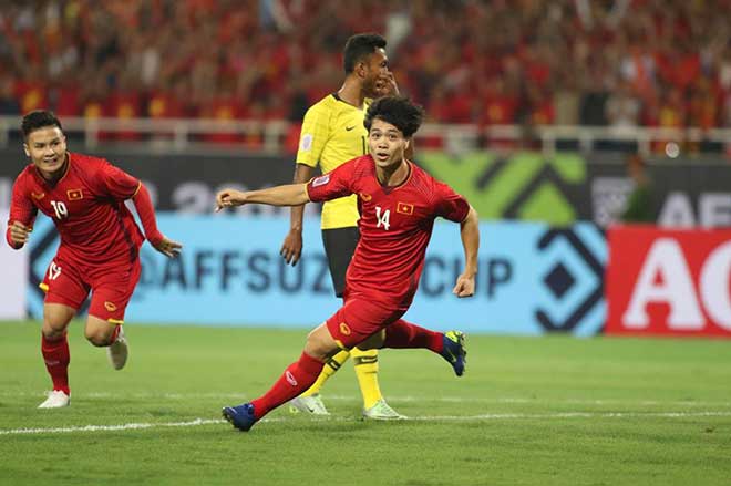 ĐT Việt Nam từng thắng ĐT Malaysia cả 2 lần trên sân nhà&nbsp;Mỹ Đình ở AFF Cup 2018