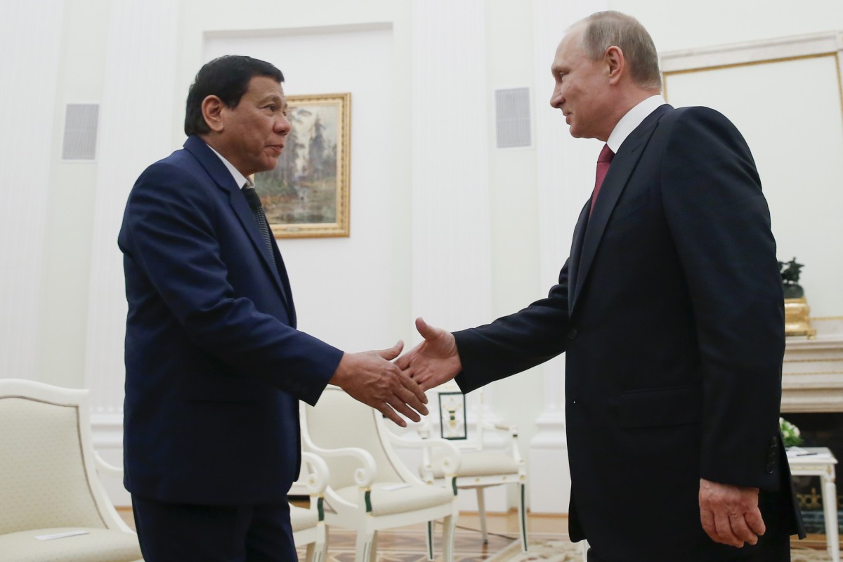Ông Duterte từng gặp Tổng thống Nga Putin vào năm 2017 nhưng khi đó chuyến thăm bị rút ngắn vì bất ổn trong nước.