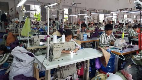 Xưởng may nơi Mạch Thị Ngọc cải tạo lao động.