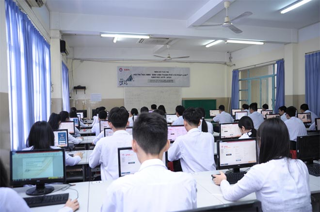 &nbsp;Các thí sinh hào hứng tham gia hội thi năm nay