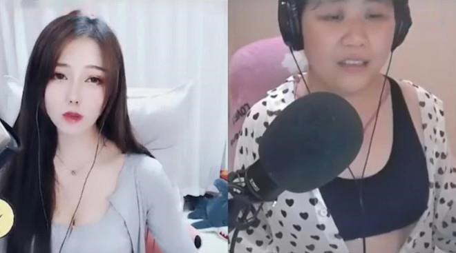 Nữ streamer xinh đẹp người&nbsp;Trung Quốc lộ diện mạo thật vì nhỡ tay tắt filter trong lúc live stream.