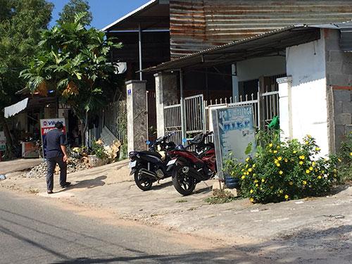 Hiện trường nơi xảy ra vụ việc.