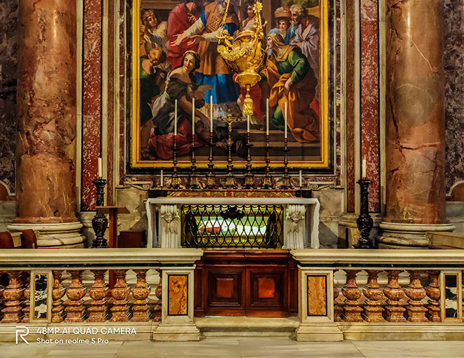 Thi hài của giáo hoàng Vatican.