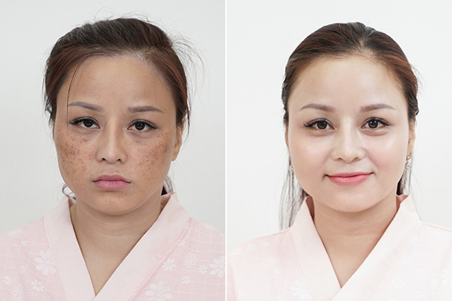 Gương mặt chị Hồng buổi đầu tiên và sau 5 buổi