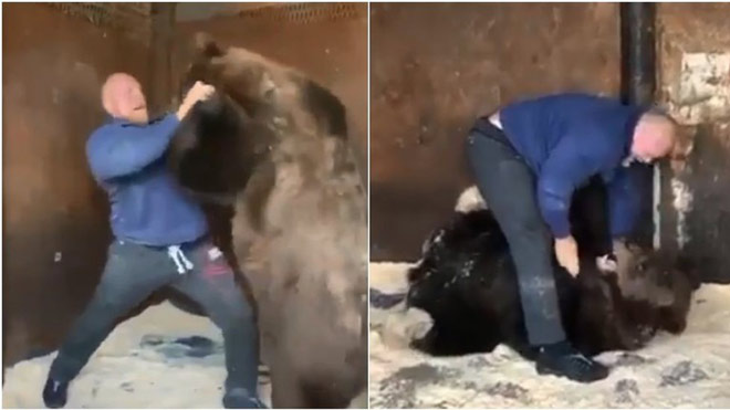 Novoselov vật ngã chú gấu nặng 2,5 tạ