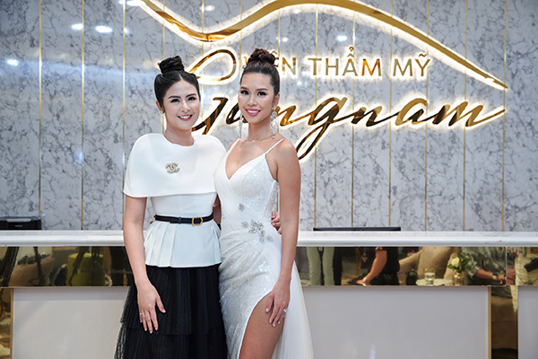 Lệ Quyên và dàn sao hạng A bị chinh phục bởi công nghệ cải lão hoàn đồng tại Gangnam - 4