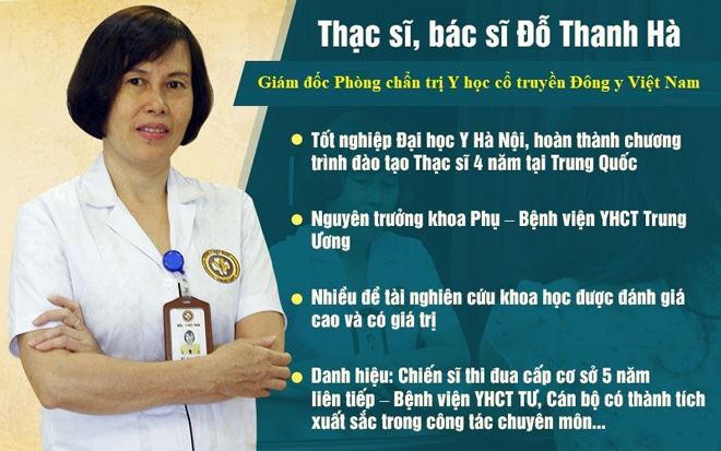 ThS, Bs. Đỗ Thanh Hà - chuyên gia trong điều trị các bệnh Sản phụ khoa, trong đó có viêm nấm âm đạo