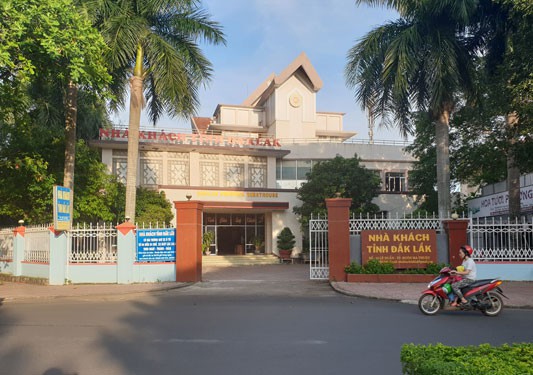 Nhà khách tỉnh Đắk Lắk - nơi được xem là tiền đề cho bà Trần Thị Ngọc Thảo vào Văn phòng Tỉnh ủy Đắk Lắk