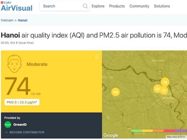 Tin tức trong ngày - AirVisual đã trở lại sau “chiến dịch tấn công” và “đe dọa” từ dân mạng