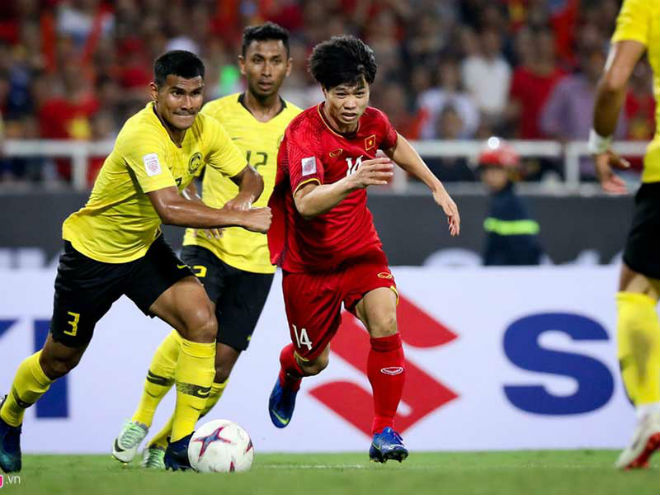 Hai lần gần nhất gặp Malaysia trên sân Mỹ Đình, các học trò HLV Park Hang-seo đều giành chiến thắng. Ảnh: NGỌC DUNG