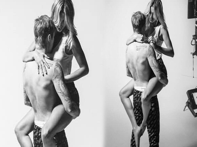 Đời sống Showbiz - Lộ ảnh nóng bỏng của vợ chồng Justin Bieber trong hậu trường