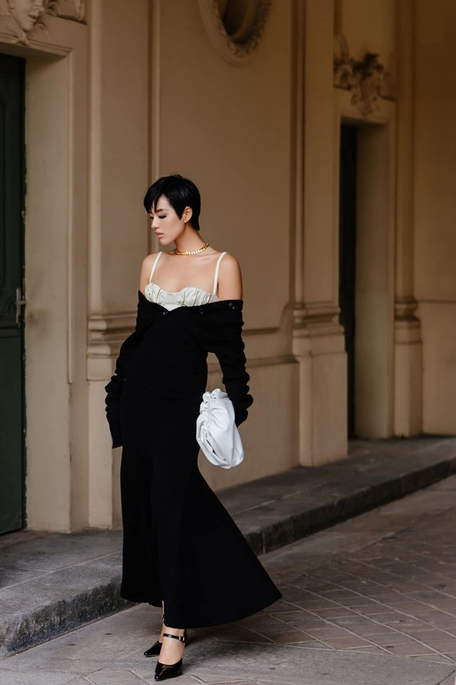 Châu Bùi, Khánh Linh tại Fashion Week: Mặc &#34;chất&#34; hơn cả siêu sao - 9