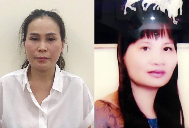 Bị can Lê Thị Thanh Thuý và Nguyễn Thị Thu Thuỷ