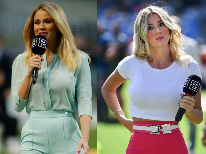 Nữ nhà báo đẹp lộng lẫy