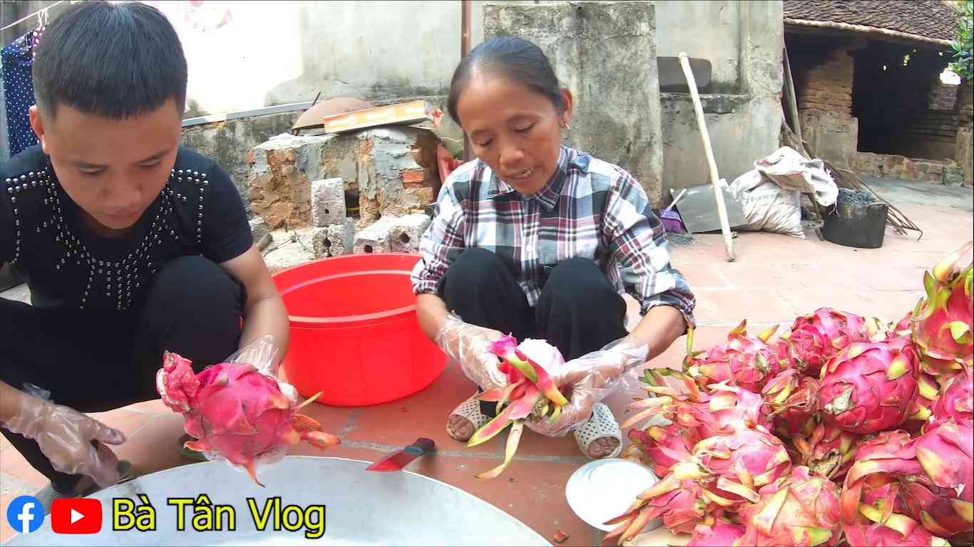 Bà Tân Vlog tung clip làm kem thanh long khổng lồ, dân mạng yêu cầu điều trái khoáy - 2