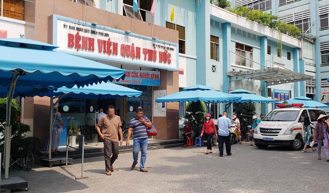 Bệnh viện quận Thủ Đức nơi cấp cứu cho nạn nhân P.