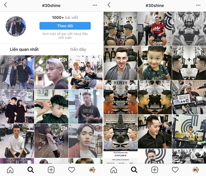 Hàng nghìn lượt check in trên MXH Instagram của các bạn trẻ từ khắp nơi chứng minh độ hot của chuỗi tóc nổi tiếng này
