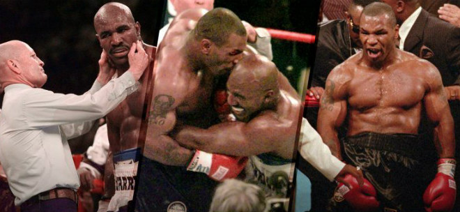 Trận đấu tai tiếng bậc nhất lịch sử Mike Tyson và&nbsp;Holyfield