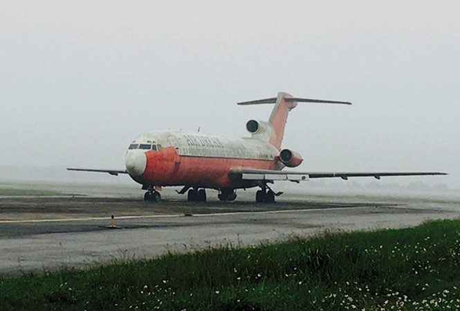 Chiếc tàu bay của 1 hãng hàng không Campuchia bị bỏ quên tại sân bay Nội Bài đã 12 năm.