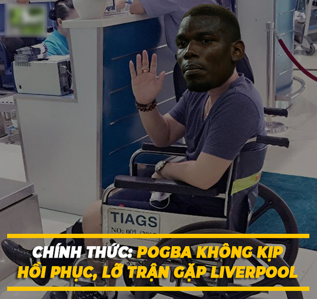 MU nhận "hung tin" về Pogba trước trận gặp Liverpool.
