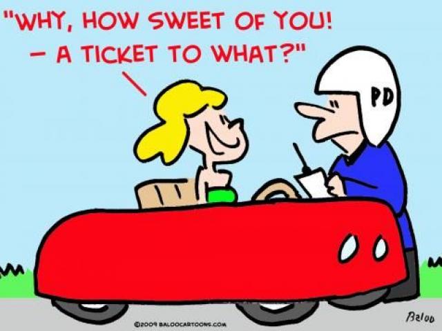 Truyện cười - Làm thế nào để không bị mất tiền khi đi quá tốc độ