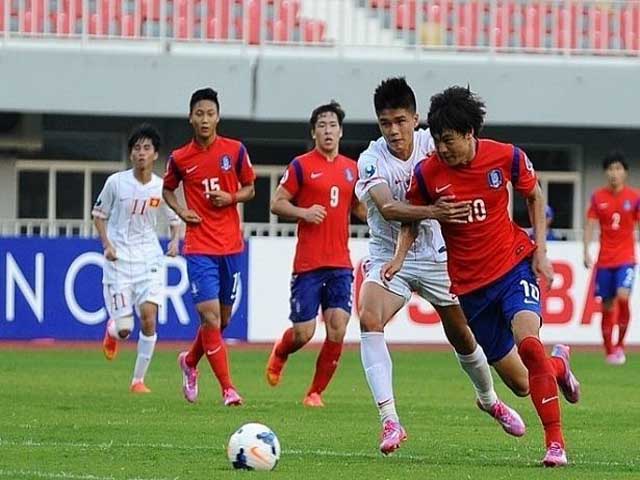 Bóng đá - Trực tiếp bóng đá U19 Việt Nam - U19 Hàn Quốc: Bàn thắng phút cuối (Hết giờ)