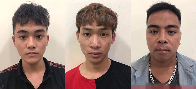 3 đối tượng bị tạm giữ hình sự