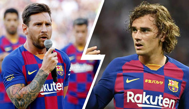 Griezmann "chìm nghỉm" ở Barca vì không được lòng Messi