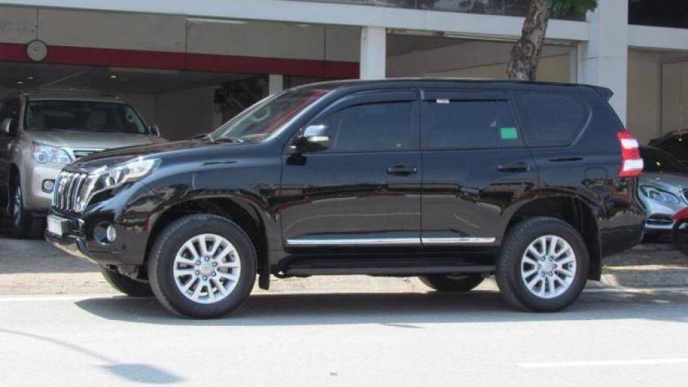 Chiếc xe Toyota Land cruiser 7 chỗ hạng sang đời 2016. Ảnh minh họa.