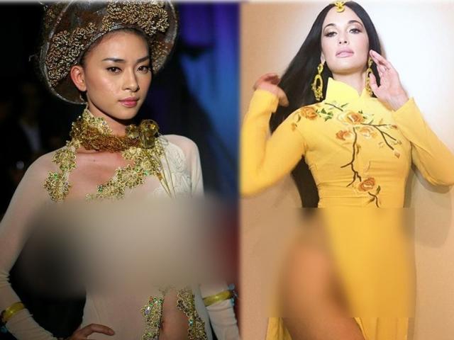 Đời sống Showbiz - Ngô Thanh Vân bị "bóc" quá khứ mặc áo dài nhưng "quên" mặc nội y