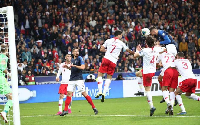 Giroud mở tỷ số cho tuyển Pháp trước Thổ Nhĩ Kỳ