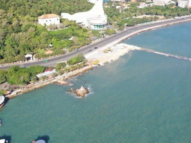 Tin tức trong ngày - Choáng với dự án độc chiếm 1 phần bãi biển Vũng Tàu nhìn từ trên cao