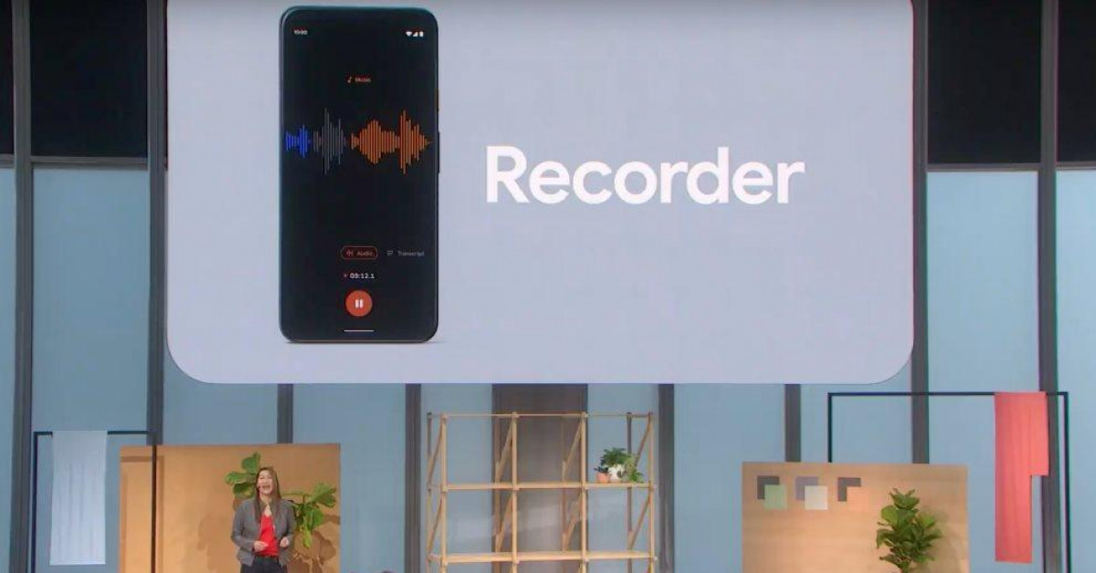 Google giới thiệu ứng dụng Recorder. Ảnh: TechCrunch
