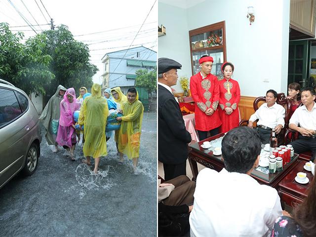 Bạn trẻ - Cuộc sống - Chú rể Nghệ An "bơi" sang nhà gái để ăn hỏi gây xôn xao