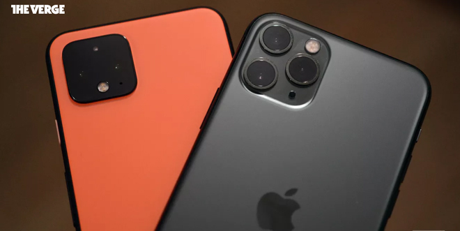 Pixel 4 và iPhone 11 Pro có chất lượng camera tương đương nhau.