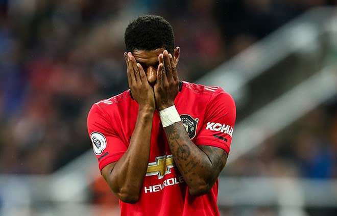 Marcus Rashford đang có phong độ khá tệ cho MU từ đầu mùa