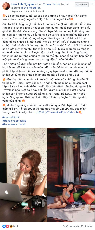Cô nàng beauty blogger Liên Anh Nguyễn với đôi dòng tâm sự “so deep” về những chuyến đi “đổi đời”