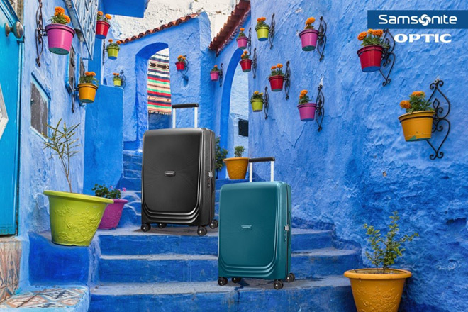 Vali Samsonite (Mỹ) đang được ưu đãi nửa giá, tặng thêm phụ kiện dịp 20/10