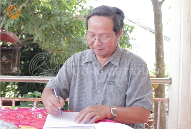 Chú Huynh phát hiện bị Gút acid uric cao từ năm 2005 khi còn đang đương chức (Ảnh: NVCC)