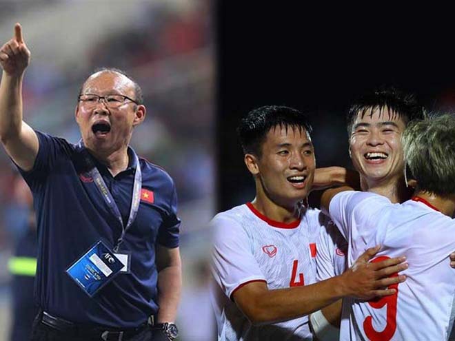 Ông Park và các học trò còn phải chinh phục chặng đường dài. Ảnh: NGỌC DUNG