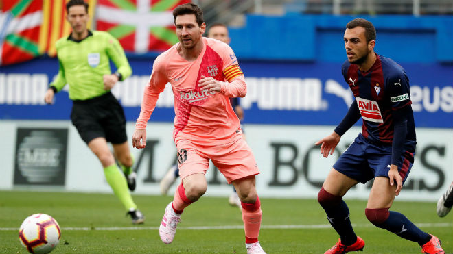 Messi từng lập cú đúp siêu tốc vào lưới Eibar nhưng Barca vẫn không thể thắng ở sân Municipal de Ipurua cách đây 5 tháng tại La Liga