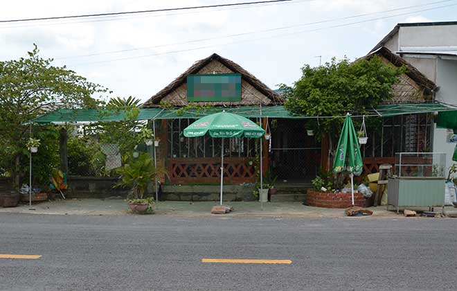 Quán cà phê nơi xảy ra vụ án mạng