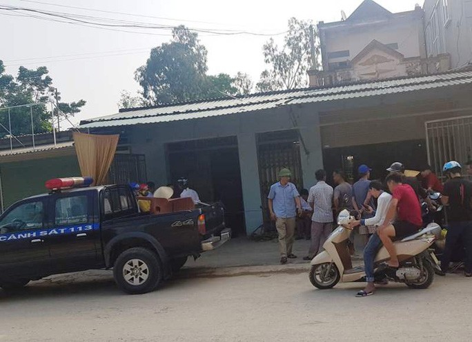  Hiện trường ngôi nhà nơi xảy ra vụ việc