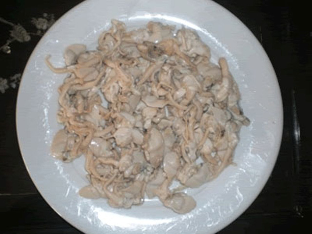 Thịt phi sau khi được sơ chế.