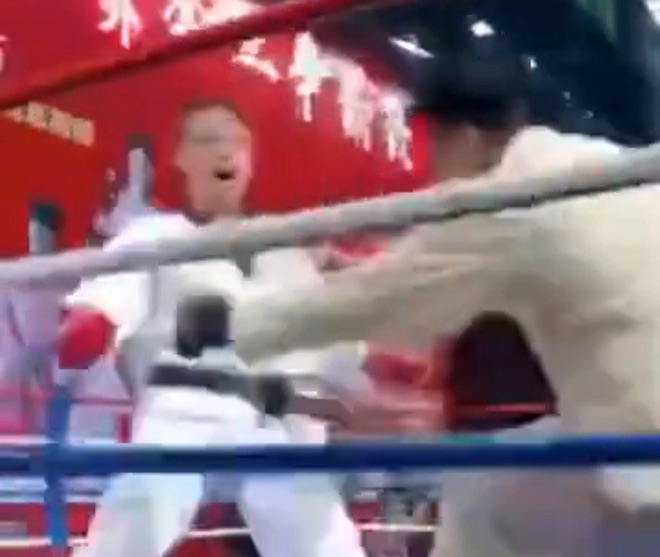 Wu Liang bị đo ván thảm thương