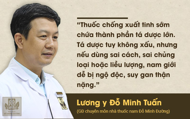 Tác dụng phụ khi lạm dụng thuốc chống xuất tinh sớm