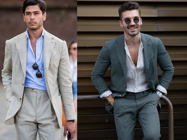 Mặc veston không cà vạt: Phong cách tăng nét sexy cho các chàng
